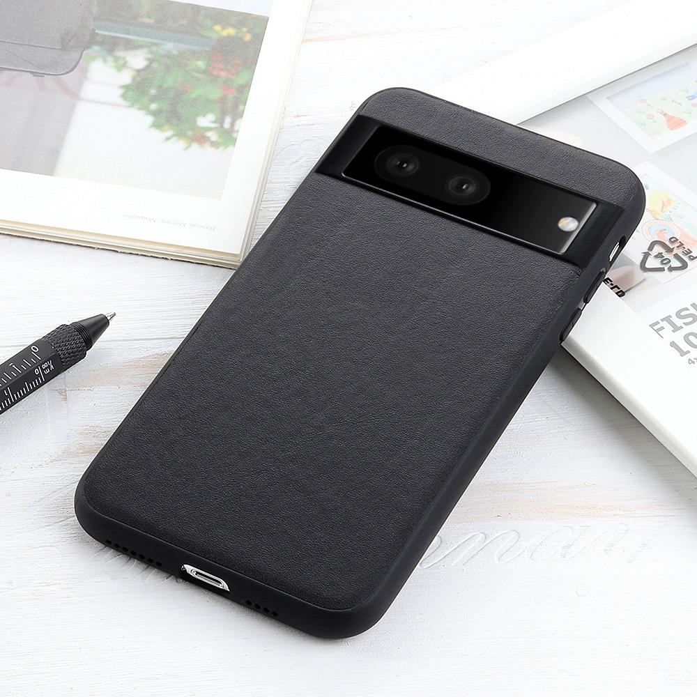 For Google Pixel 7 5G Ultra-Thin Textured Genuine Leather Phone Case PC+TPU Hybrid Anti-Drop Cover Black
For Google Pixel 7 5G Ultra-Thin Textured Genuine Leather Phone Case PC+TPU Hybrid Anti-Drop Cover Black