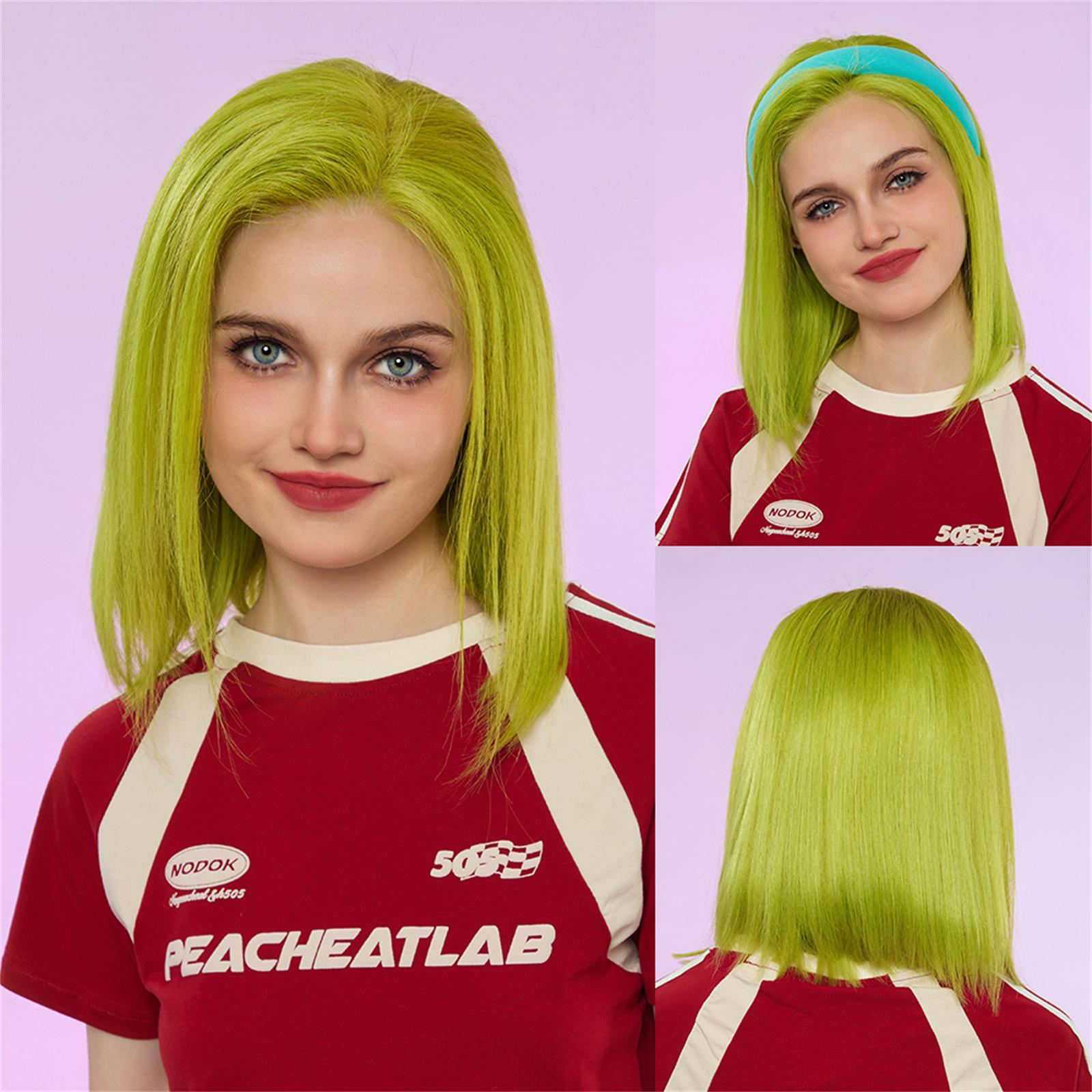 HAIRCUBE Хэллоуин прямые 13X4 прозрачные кружевные боб 12 дюймов парики из натуральных волос зеленый цвет для женщин повседневная вечеринка косплей
HAIRCUBE Хэллоуин прямые 13X4 прозрачные кружевные боб 12 дюймов парики из натуральных волос зеленый цвет для женщин повседневная вечеринка косплей
