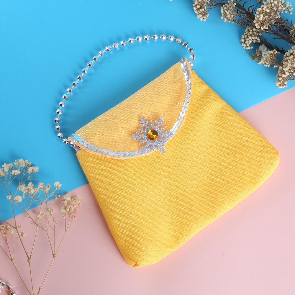 Frozen Princess Peach Heart Snowflake Handbag & Coin Purse Set for Children
Frozen Princess Peach Heart Snowflake Handbag & Coin Purse Set for Children