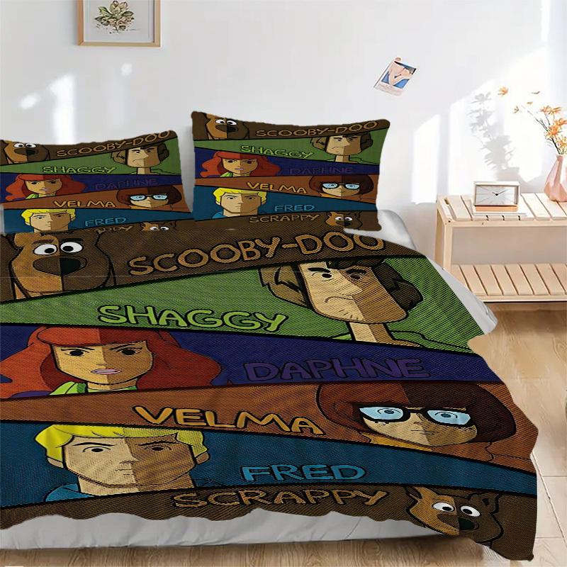 3pcs Scooby-Doo Characters Duvet Cover Set for Bedroom - Includes 1 Duvet Cover and 2 Pillowcases (Core Not Included) yy251015245 135x200cm
3pcs Scooby-Doo Characters Duvet Cover Set for Bedroom - Includes 1 Duvet Cover and 2 Pillowcases (Core Not Included) yy251015245 135x200cm