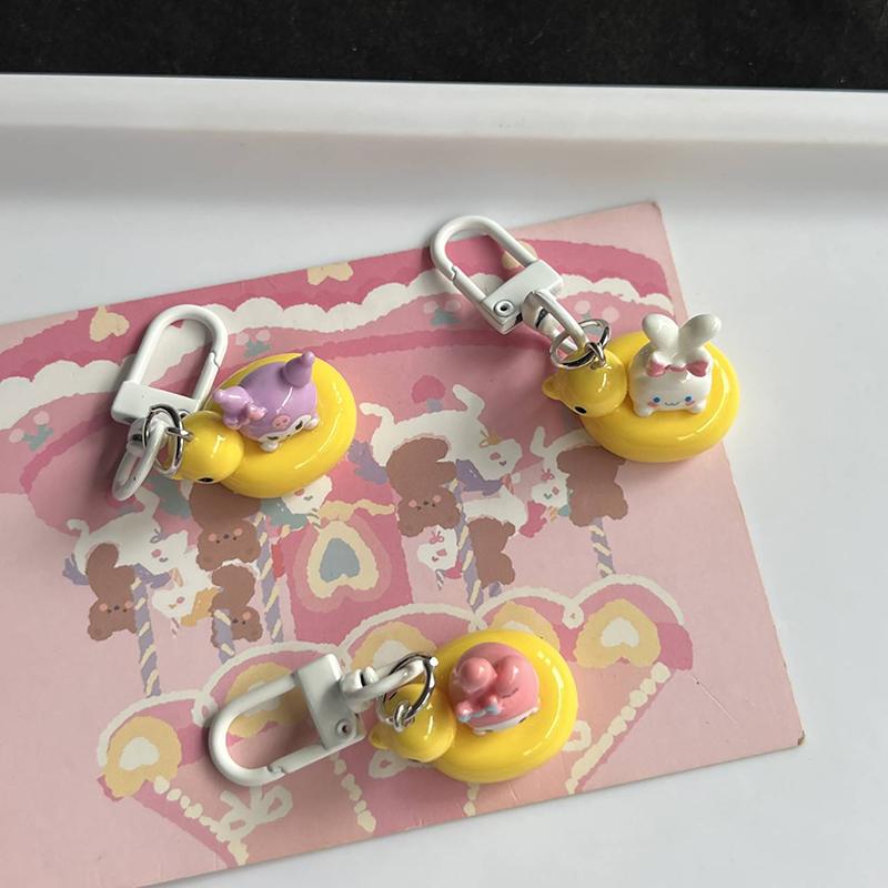 Cute Cartoon Anime Duck Keychain Lovely Car Key Chain For Girl Bag Pendant Decor School Bag Ornaments Accessories
Cute Cartoon Anime Duck Keychain Lovely Car Key Chain For Girl Bag Pendant Decor School Bag Ornaments Accessories