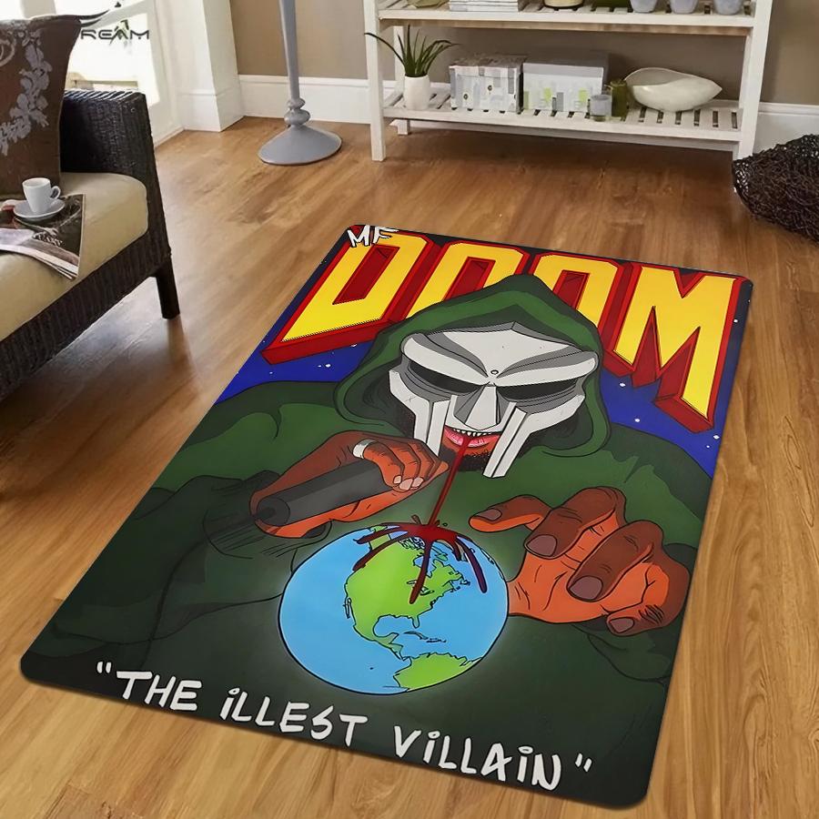 Трендовий килим Mf Doom Репер Madvillian Хіп-хоп Музика Протиковзкі килими для вітальні Спальні Дивана Килим для підлоги в спальні 80x120cm
Трендовий килим Mf Doom Репер Madvillian Хіп-хоп Музика Протиковзкі килими для вітальні Спальні Дивана Килим для підлоги в спальні 80x120cm