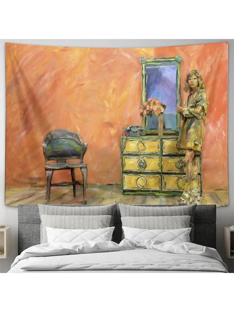 Oil Painting Style Vintage Elegant Figures and Classical Furniture Tapestry 74x94cm(29x37in)
Oil Painting Style Vintage Elegant Figures and Classical Furniture Tapestry 74x94cm(29x37in)