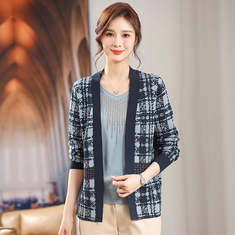 Elegant Knit Cardigan Sweater Set for Middle-aged and Elderly Women - Spring & Autumn 2026 Style 5XL (150-165 jin) темно-синий
Elegant Knit Cardigan Sweater Set for Middle-aged and Elderly Women - Spring & Autumn 2026 Style 5XL (150-165 jin) темно-синий