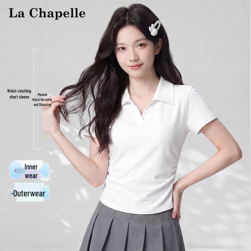 La Chapelle Women s Slim Fit Polo Neck Short Sleeve T-shirt L
La Chapelle Women s Slim Fit Polo Neck Short Sleeve T-shirt L