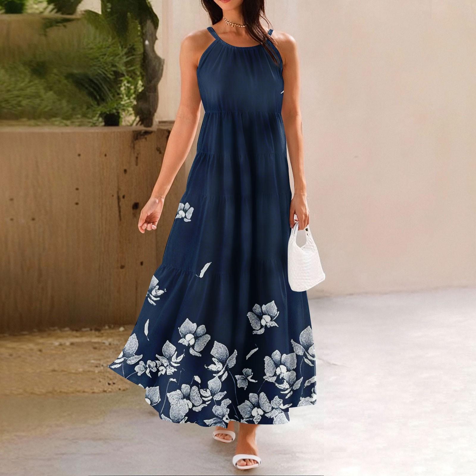 Жіночий літній повсякденний модний сарафан без рукавів на бретелях S
Жіночий літній повсякденний модний сарафан без рукавів на бретелях S