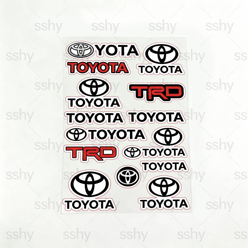 FOR TOYOTA TRO GR Safety Reflective Waterproof Auto Decal Scratch Cover Stickers Universal For Bike Helmet Mug Refrigerator 20x30cm
FOR TOYOTA TRO GR Safety Reflective Waterproof Auto Decal Scratch Cover Stickers Universal For Bike Helmet Mug Refrigerator 20x30cm