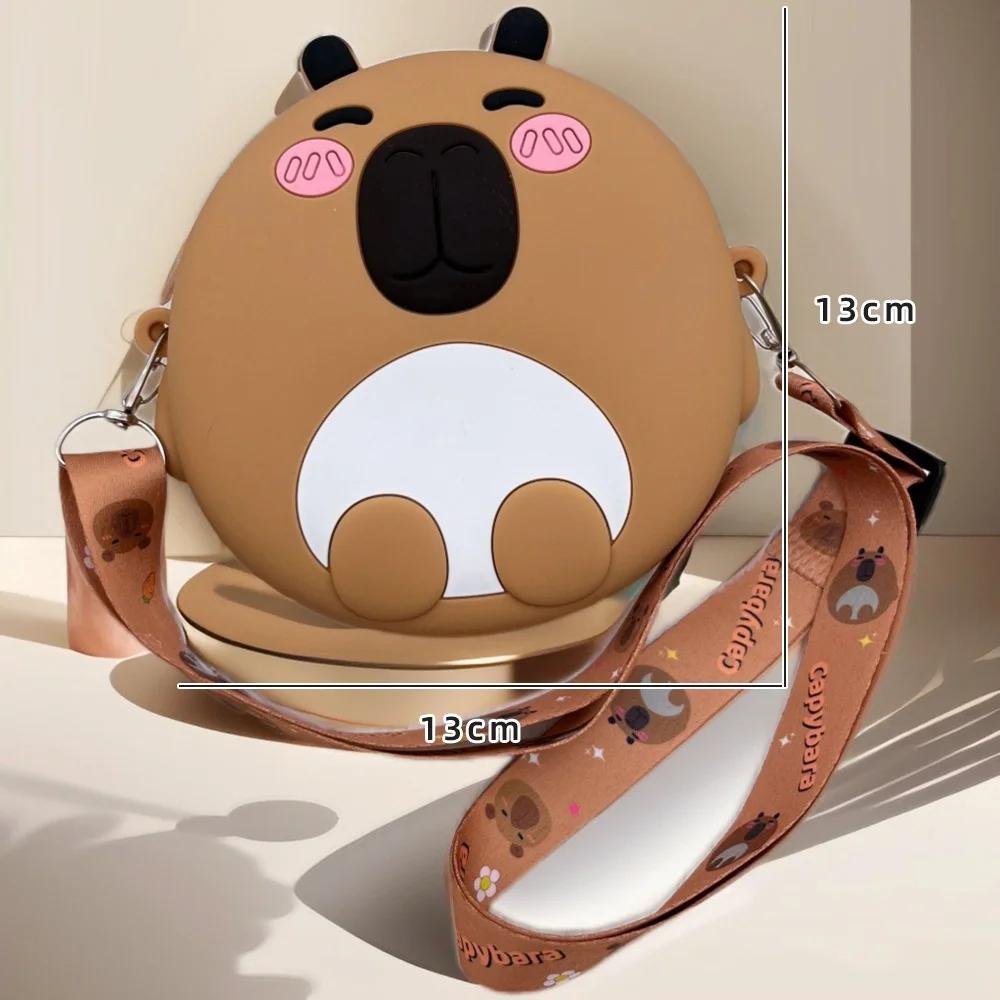 Capibala Shoulder Crossbody Bag Silicone Coin Purse Kawaii Large Capacity Wallet Student School Bags Kids Children s Gift
Capibala Shoulder Crossbody Bag Silicone Coin Purse Kawaii Large Capacity Wallet Student School Bags Kids Children s Gift