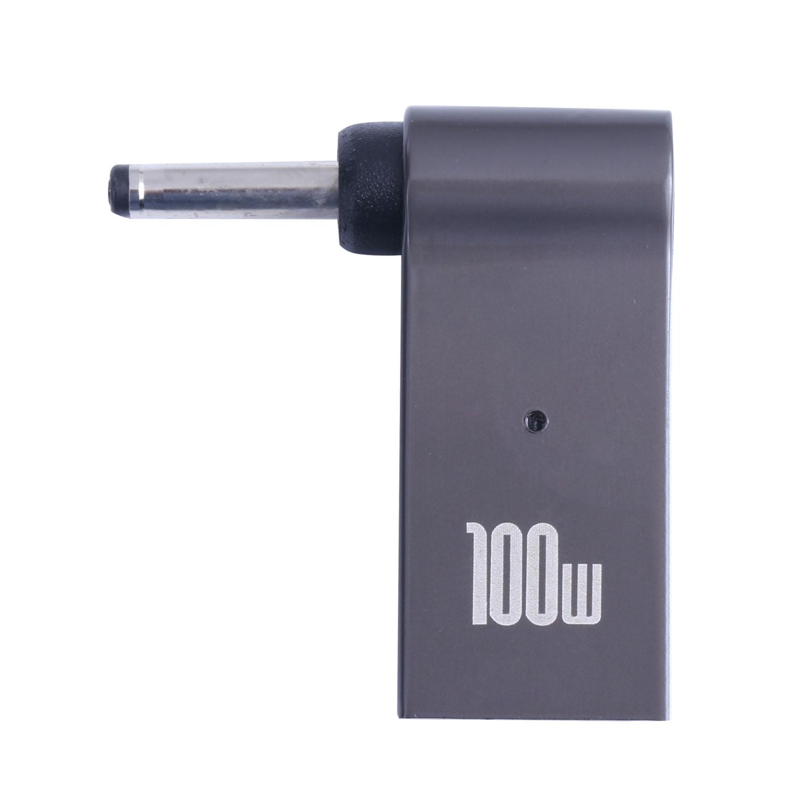 100W Type-C Female to DC 3.0x1.1mm Male Charging Converter Plug Adapter for Acer Laptop As Shown A
100W Type-C Female to DC 3.0x1.1mm Male Charging Converter Plug Adapter for Acer Laptop As Shown A