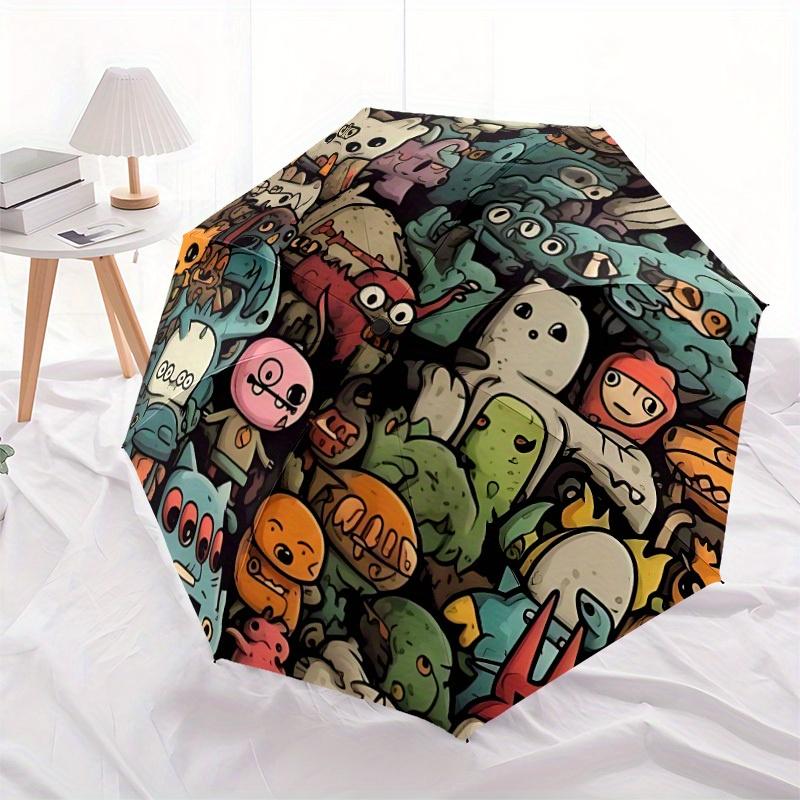 1pc Monster Creatures Automatic Open 8-Rib Windproof Umbrella, Travel & Commuting, Suitable for All Seasons
1pc Monster Creatures Automatic Open 8-Rib Windproof Umbrella, Travel & Commuting, Suitable for All Seasons