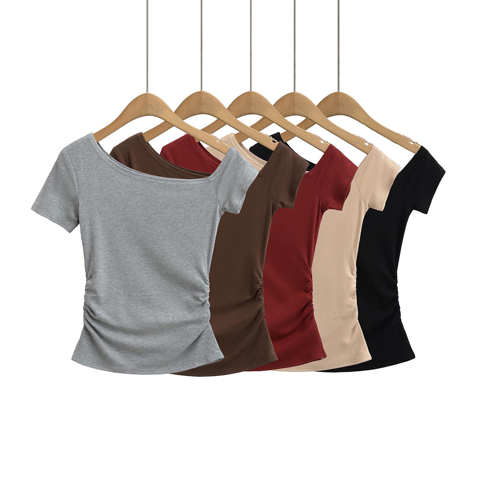European & American Off-Shoulder Slimming Short-Sleeve Cropped Top - 2025 Spring/Summer Collection Small
European & American Off-Shoulder Slimming Short-Sleeve Cropped Top - 2025 Spring/Summer Collection Small