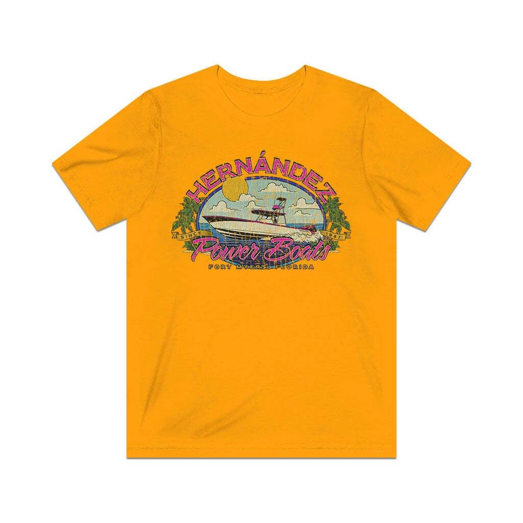 Hernández Power Boats 1987 Vintage Men s T shirt S
Hernández Power Boats 1987 Vintage Men s T shirt S