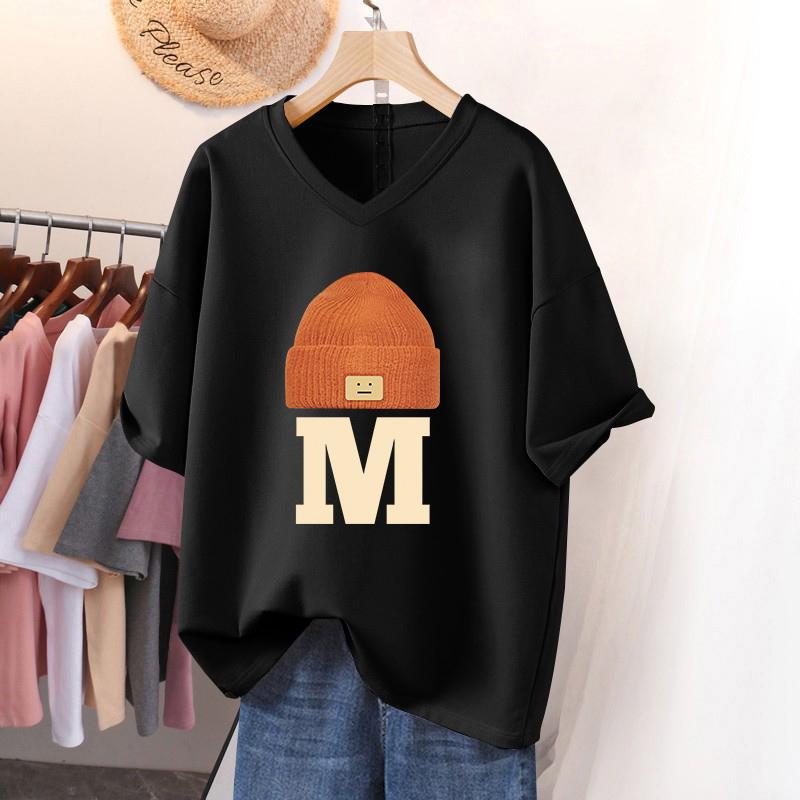 Женская футболка с коротким рукавом, большого размера, свободного кроя, стройнящая, нишевая, топ из чистого хлопка с V-образным вырезом, закрывающий живот L чёрный
Женская футболка с коротким рукавом, большого размера, свободного кроя, стройнящая, нишевая, топ из чистого хлопка с V-образным вырезом, закрывающий живот L чёрный