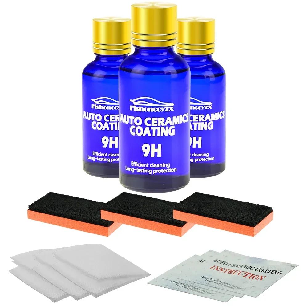 3 шт. 9H автомобильное кристально-керамическое покрытие супер гидрофобное полирующее покрытие для стекла набор без коробки жидкость для ухода за краской автомобиля
3 шт. 9H автомобильное кристально-керамическое покрытие супер гидрофобное полирующее покрытие для стекла набор без коробки жидкость для ухода за краской автомобиля