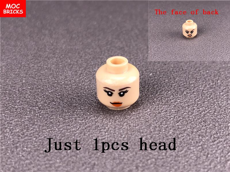 10pcs/lot MOC Bricks Figure Head Double Face Expression DIY Mini Dolls Learning-Focused Constructing blocks Toys for children presents
10pcs/lot MOC Bricks Figure Head Double Face Expression DIY Mini Dolls Learning-Focused Constructing blocks Toys for children presents