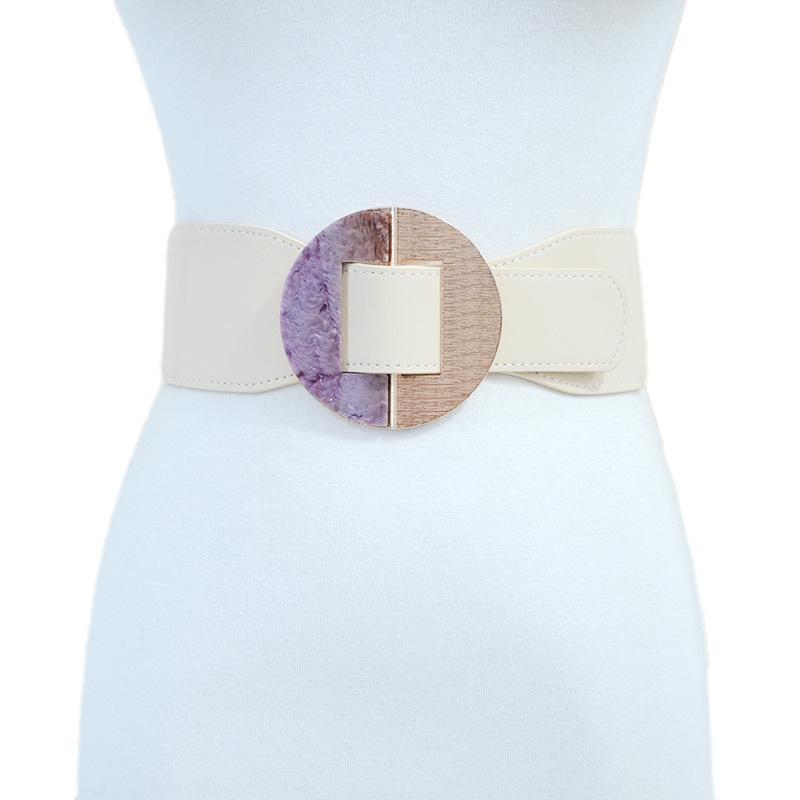 Meier Belt - elastic waistband - unique creative gradient metal buckle wide waist cincher 65-88cm бежевий
Meier Belt - elastic waistband - unique creative gradient metal buckle wide waist cincher 65-88cm бежевий