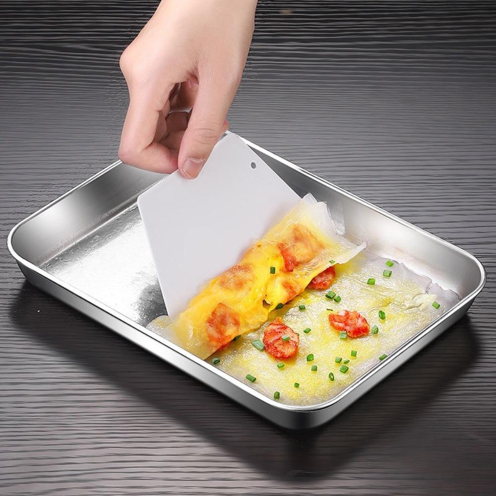 Metal Storage Shallow Tray 304 Stainless Steel Dining Tray New Coffee Shop Tray 22.8x14.8x1.2cm
Metal Storage Shallow Tray 304 Stainless Steel Dining Tray New Coffee Shop Tray 22.8x14.8x1.2cm