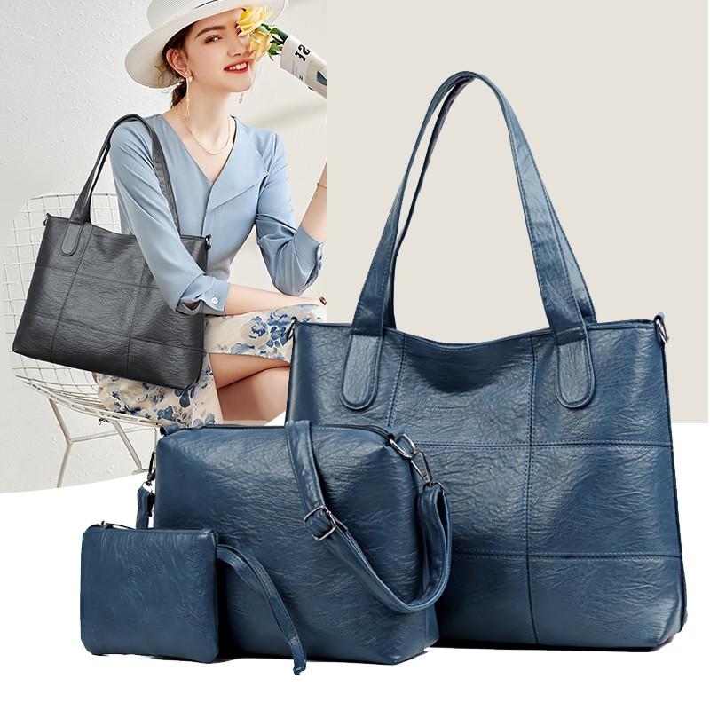 Классическая однотонная сумка через плечо для женщин из искусственной кожи большой емкости, повседневная, простая, комбинированная, ретро, элегантная, новая
Классическая однотонная сумка через плечо для женщин из искусственной кожи большой емкости, повседневная, простая, комбинированная, ретро, элегантная, новая