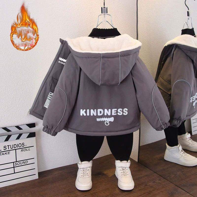 2-8 Years Autumn Winter Boys Jacket Letter Fashion Children Windbreaker Hooded Zipper Boys Outerwear Kids Clothes 140
2-8 Years Autumn Winter Boys Jacket Letter Fashion Children Windbreaker Hooded Zipper Boys Outerwear Kids Clothes 140