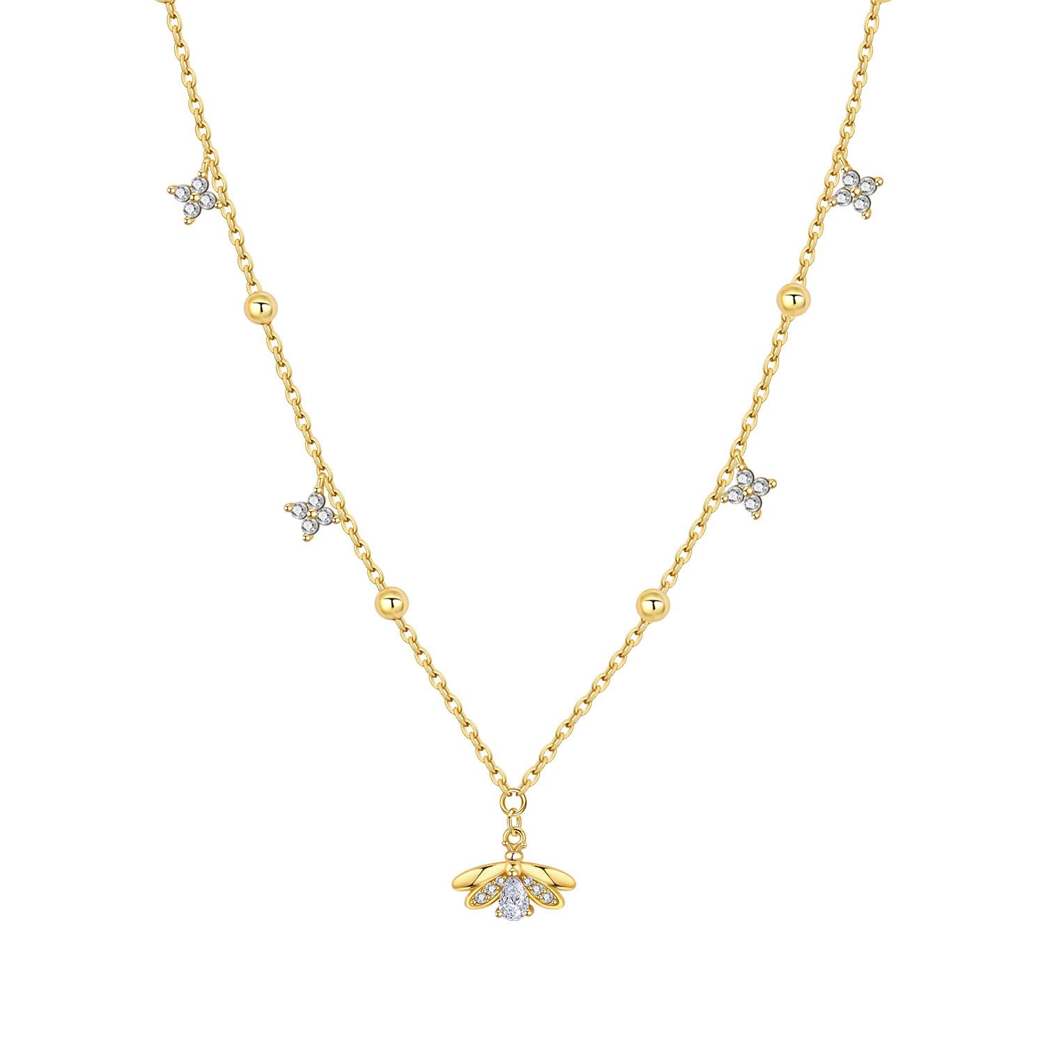 925 Silver Gold Firefly Insect Necklace Pendant Women Birthday Wedding Anniversary Gifts Jewelry
925 Silver Gold Firefly Insect Necklace Pendant Women Birthday Wedding Anniversary Gifts Jewelry