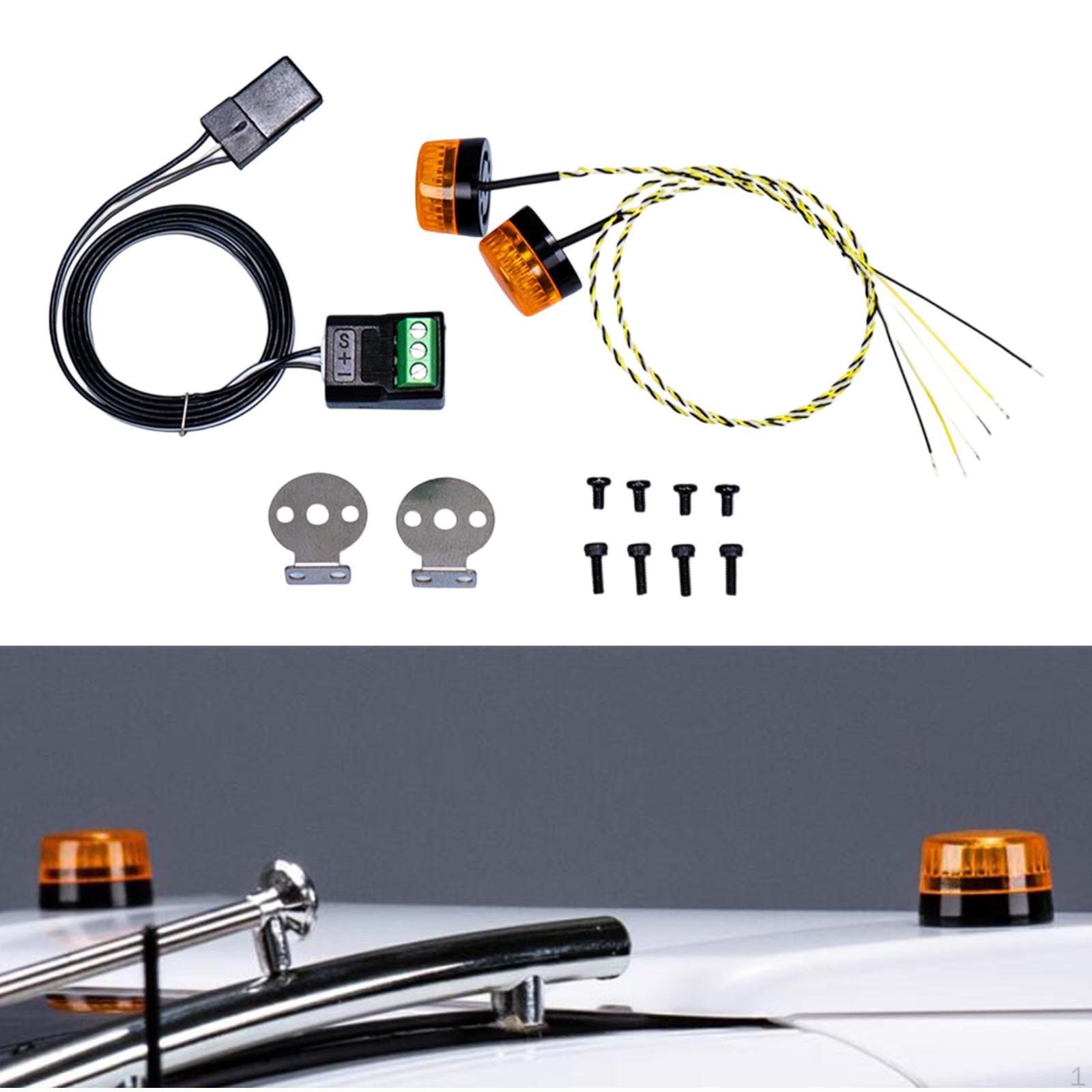 1 Pair Alarm Lamp RC Car LED 5V Rotating Light Warning Flashing for 1/14 Hobby
1 Pair Alarm Lamp RC Car LED 5V Rotating Light Warning Flashing for 1/14 Hobby