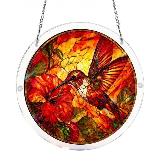83 Pcs Acrylic Suncatcher Jigsaw Puzzles Stained Glass Style Window Hanging Decor DIY Sun Catcher Kit for Home Garden Decor 19cm Q
83 Pcs Acrylic Suncatcher Jigsaw Puzzles Stained Glass Style Window Hanging Decor DIY Sun Catcher Kit for Home Garden Decor 19cm Q