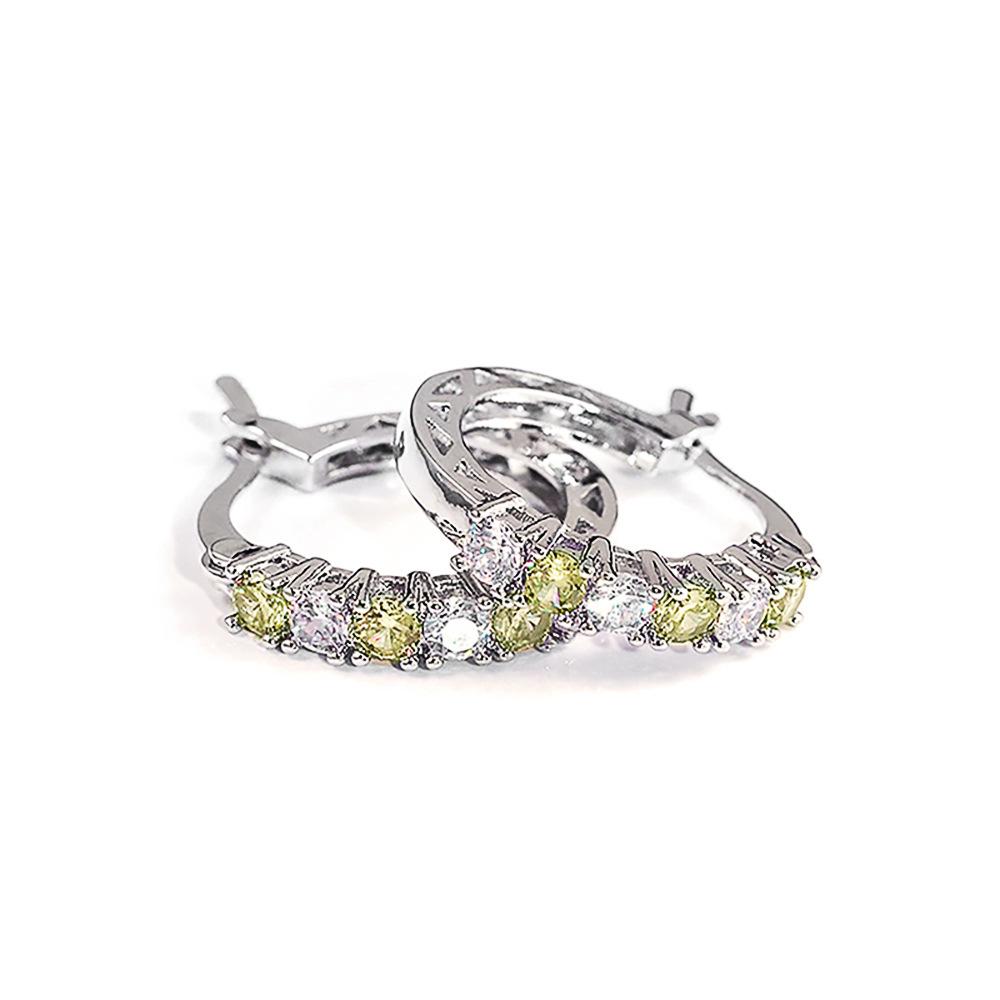 European and American Colorful Design, Temperament, Trend, Zircon Ear Buckle, Fashionable Zircon Women s Versatile Zircon
European and American Colorful Design, Temperament, Trend, Zircon Ear Buckle, Fashionable Zircon Women s Versatile Zircon