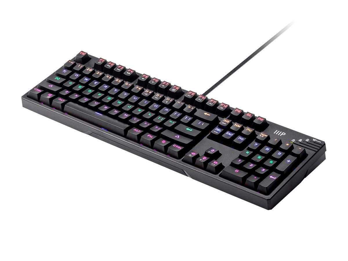 Monoprice Multicolor RGB Backlit Full Size Red Switch Mechanical Keyboard Pro - (113859)
Monoprice Multicolor RGB Backlit Full Size Red Switch Mechanical Keyboard Pro - (113859)