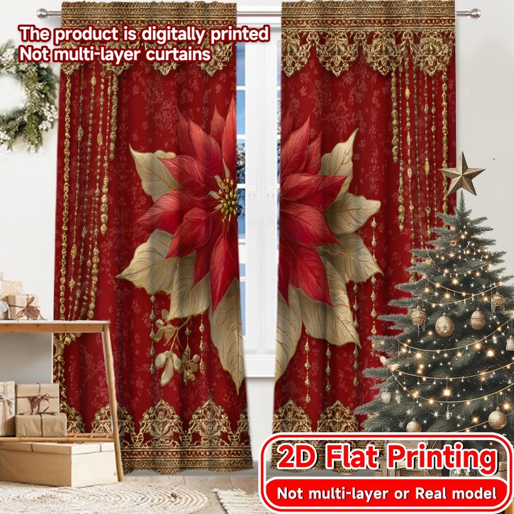 Set Of 2 Modern Flat Printing Crimson Elegance Curtain Prints Curtains Home Decor Ldeal Bedroom Light Filtering Polyester Ideal For W100*H70(CM)-Hooks&1PCS
Set Of 2 Modern Flat Printing Crimson Elegance Curtain Prints Curtains Home Decor Ldeal Bedroom Light Filtering Polyester Ideal For W100*H70(CM)-Hooks&1PCS
