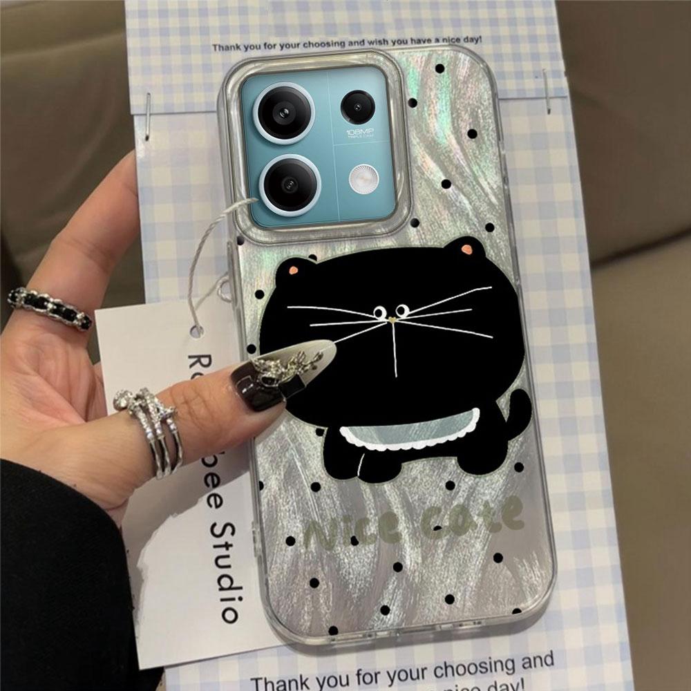 Big Headed Black Cat Circular Dots Phone Case for Xiaomi Mi 13T 14T Pro 11 Lite NE 5G Couple Shell Silicone Back TPU Bags Cover Xiaomi 14T
Big Headed Black Cat Circular Dots Phone Case for Xiaomi Mi 13T 14T Pro 11 Lite NE 5G Couple Shell Silicone Back TPU Bags Cover Xiaomi 14T