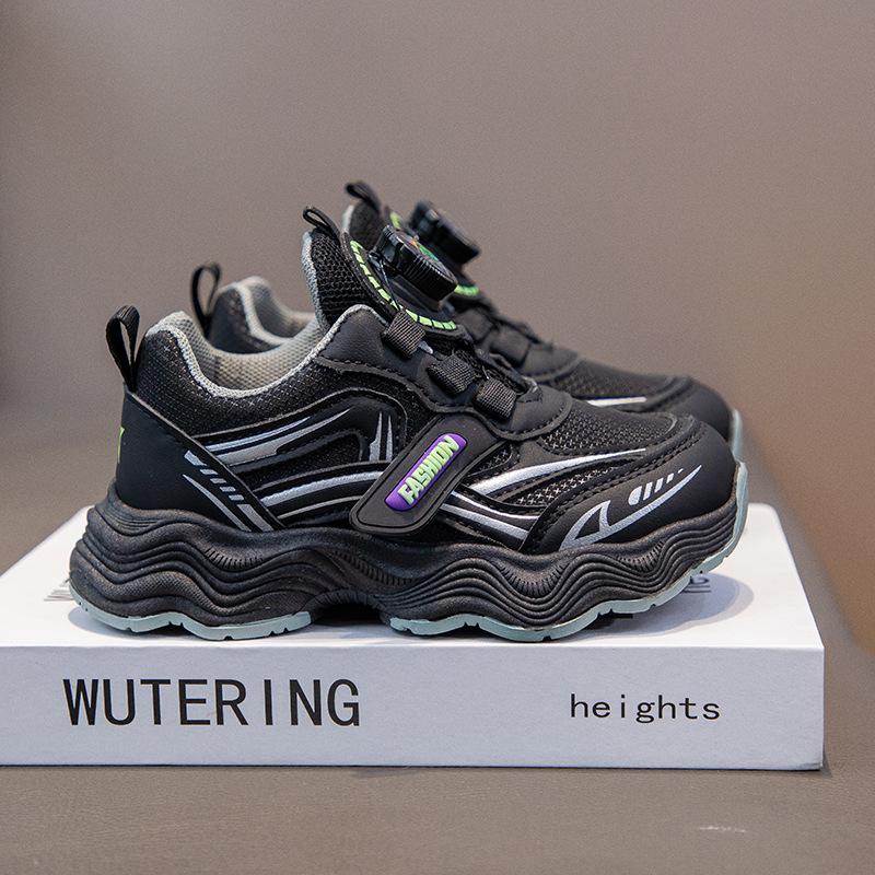 New Popular Autumn Child Sneakers Fashion Leather Surface Comfort Boy Shoes Rotating Buttons Versatile Thick Soled Casual Shoe 31insole19cm чёрный
New Popular Autumn Child Sneakers Fashion Leather Surface Comfort Boy Shoes Rotating Buttons Versatile Thick Soled Casual Shoe 31insole19cm чёрный