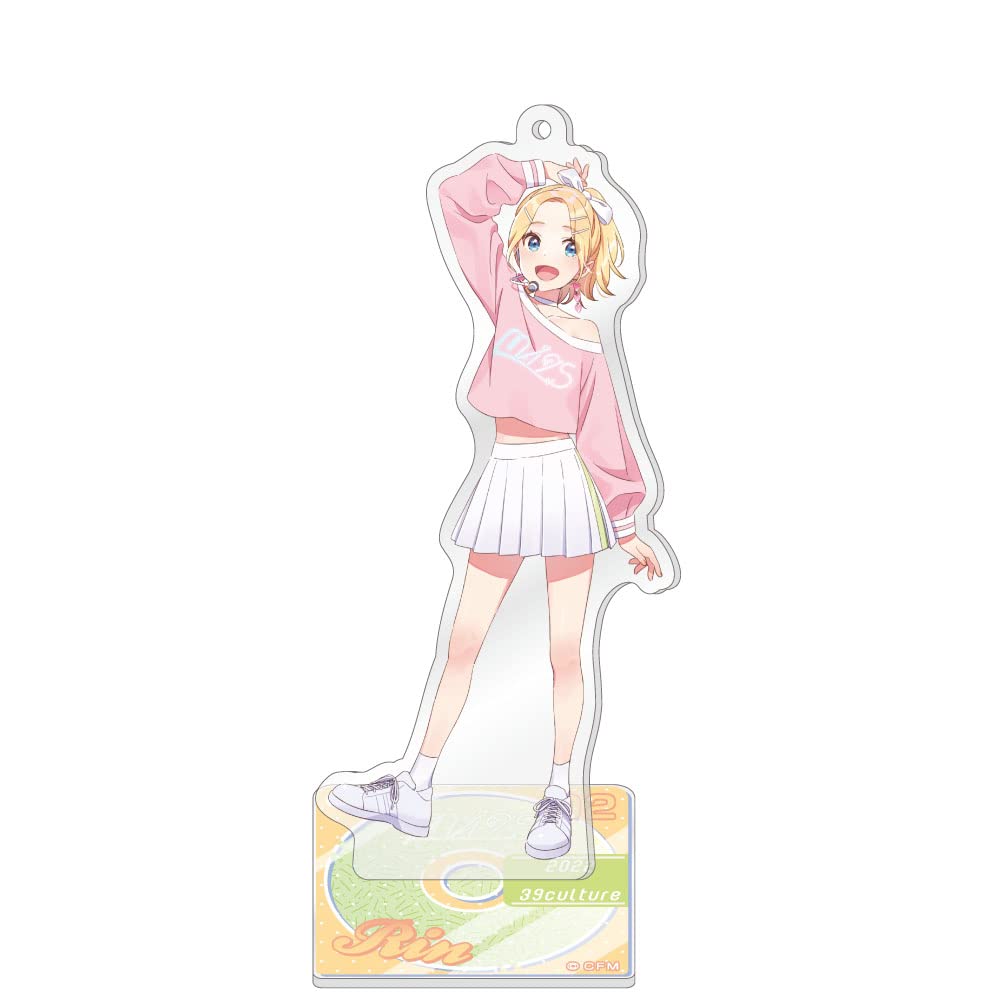39Culture2022 MUSIC Acrylic key chain with standKagamine Rin ver. 
39Culture2022 MUSIC Acrylic key chain with standKagamine Rin ver.