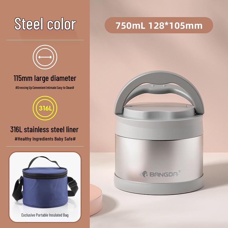 Stainless Steel Double Layer Insulated Lunch Box for Kids and Adults
Stainless Steel Double Layer Insulated Lunch Box for Kids and Adults