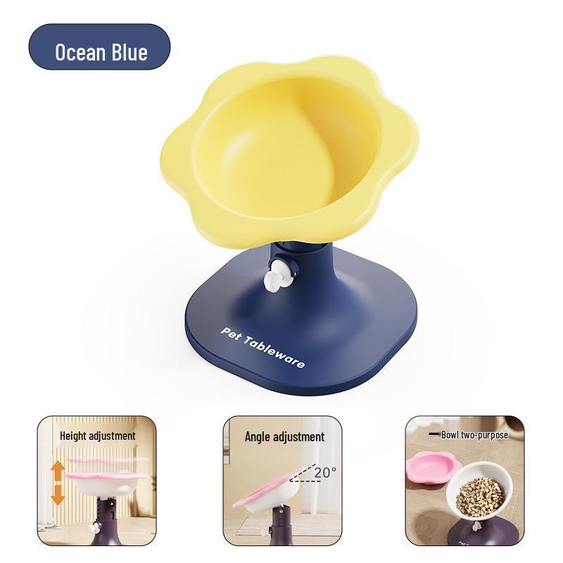 Adjustable Anti-Tip Cat & Dog Bowl - Kitten & Adult Pet Neck Protection with PP Plastic Basin
Adjustable Anti-Tip Cat & Dog Bowl - Kitten & Adult Pet Neck Protection with PP Plastic Basin