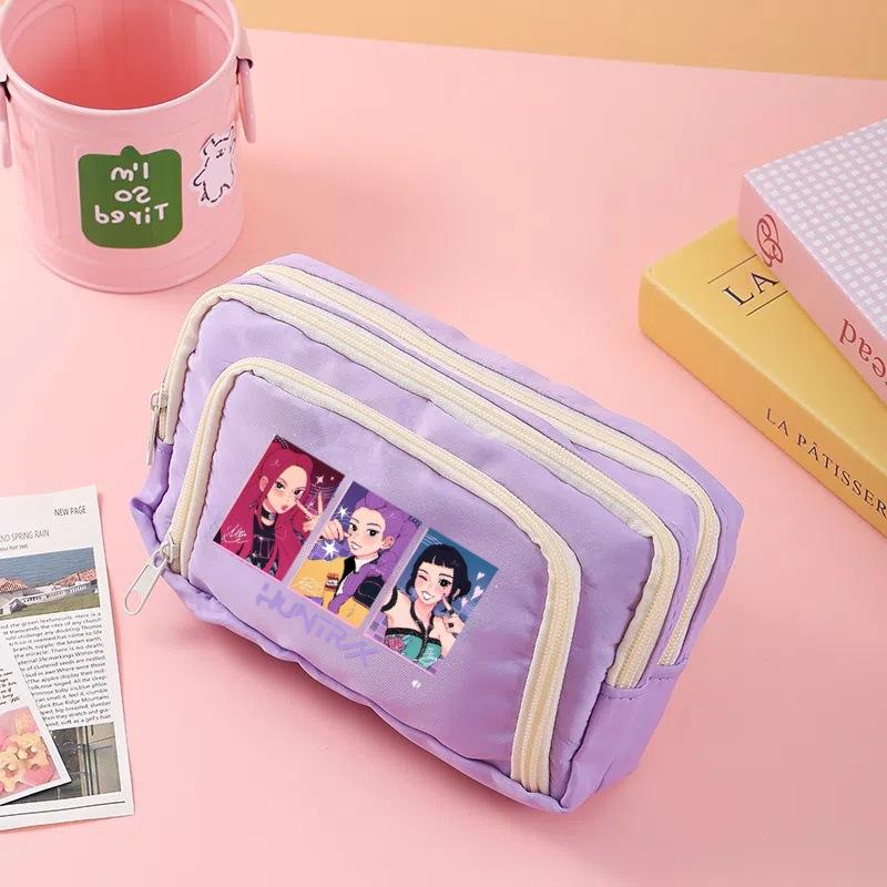 K-Pop Demon Hunters Pencil Case High Capacity Pen Bag Organizer Pouch Student School Supplies Office Stationery Storage Bag Gift
K-Pop Demon Hunters Pencil Case High Capacity Pen Bag Organizer Pouch Student School Supplies Office Stationery Storage Bag Gift