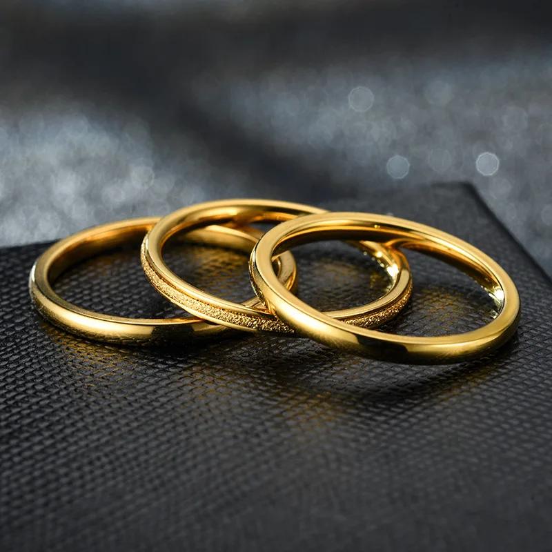 3-х предметные модные бесплатные изящные кольца из нержавеющей стали золотого цвета, кольца на костяшки пальцев для леди, водонепроницаемые минималистичные ювелирные изделия для женщин, подарок 8
