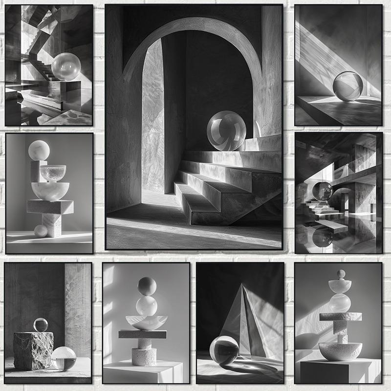 Классическое Модное Произведение Искусства Минималистичный Черно-Белый Геометрический Баланс Арт Постер Холст Картины Настенное Искусство Картинки Домашний Декор 21cm×30cm NoFrame 
Классическое Модное Произведение Искусства Минималистичный Черно-Белый Геометрический Баланс Арт Постер Холст Картины Настенное Искусство Картинки Домашний Декор 21cm×30cm NoFrame