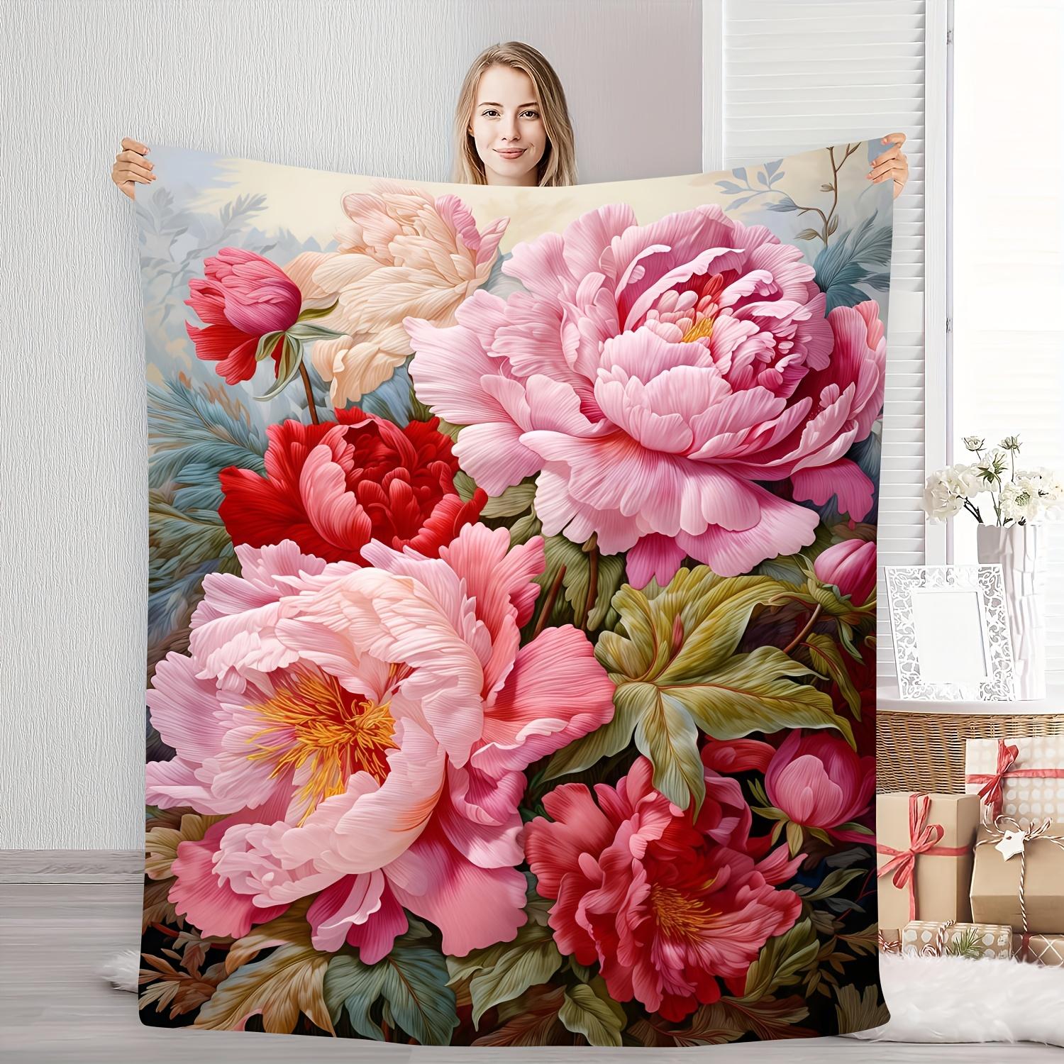 A Stunning And Graceful Peony-Patterned Flannel Blanket, Highlighting The Splendor of Nature S Floral Designs, Ideal for Home Decoration And 150x200cm
A Stunning And Graceful Peony-Patterned Flannel Blanket, Highlighting The Splendor of Nature S Floral Designs, Ideal for Home Decoration And 150x200cm