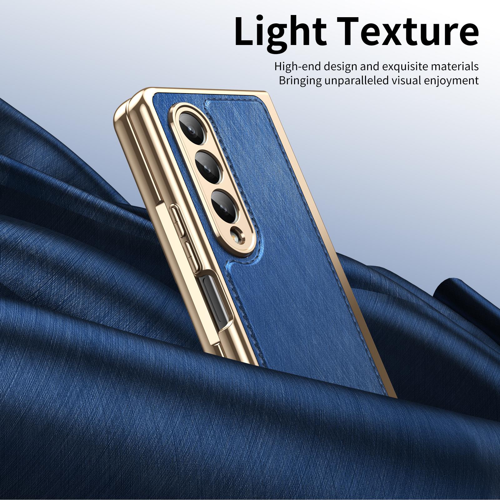 For Samsung Galaxy Z Fold4 5G Case PU Leather Coated PC Electroplated Phone Cover Built In Screen Protector Black
For Samsung Galaxy Z Fold4 5G Case PU Leather Coated PC Electroplated Phone Cover Built In Screen Protector Black