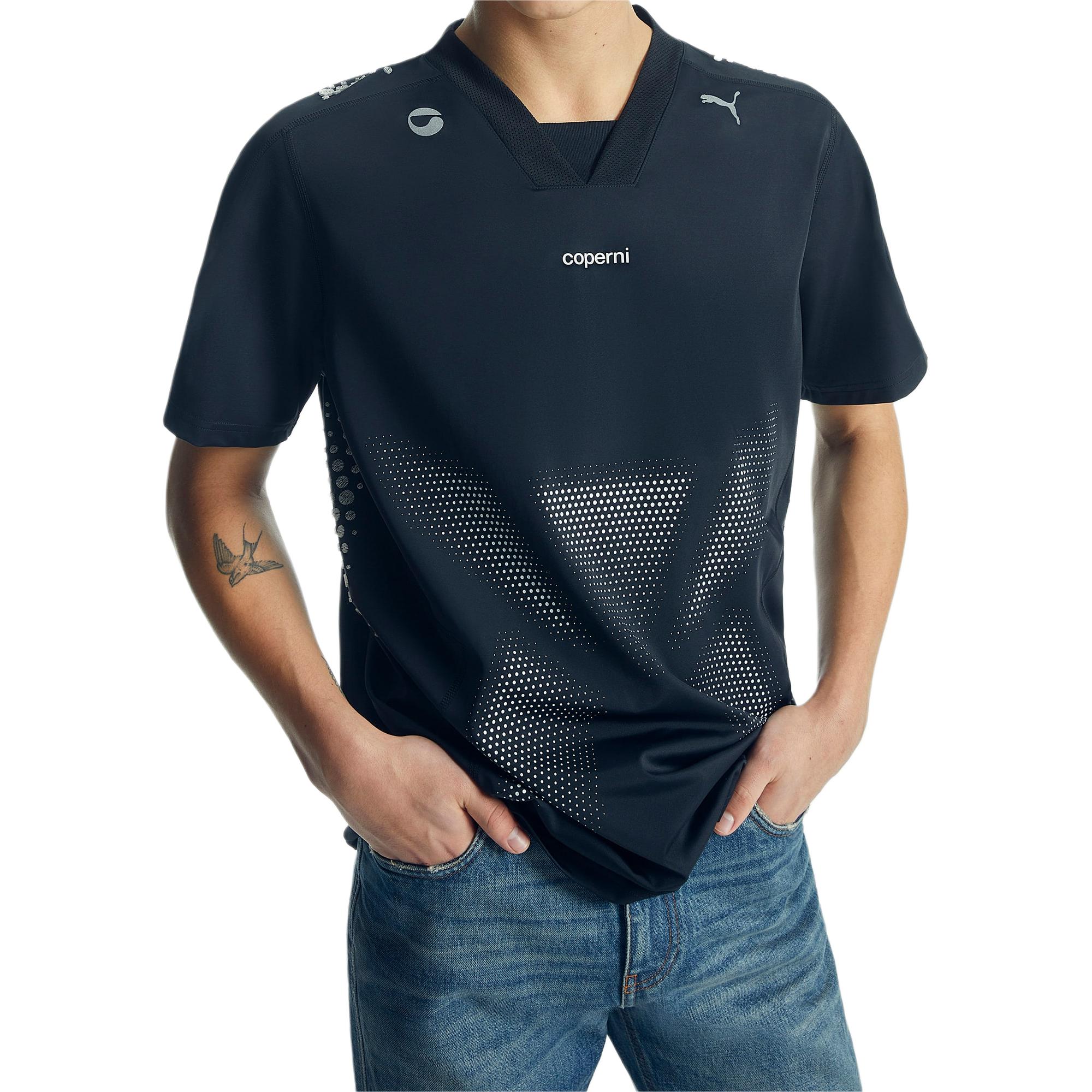 Puma X Coperni Collaboration Logo Fashion V-Neck Short Sleeve T-Shirt SS24 Unisex Tops Black 627982-01 S
Puma X Coperni Collaboration Logo Fashion V-Neck Short Sleeve T-Shirt SS24 Unisex Tops Black 627982-01 S
