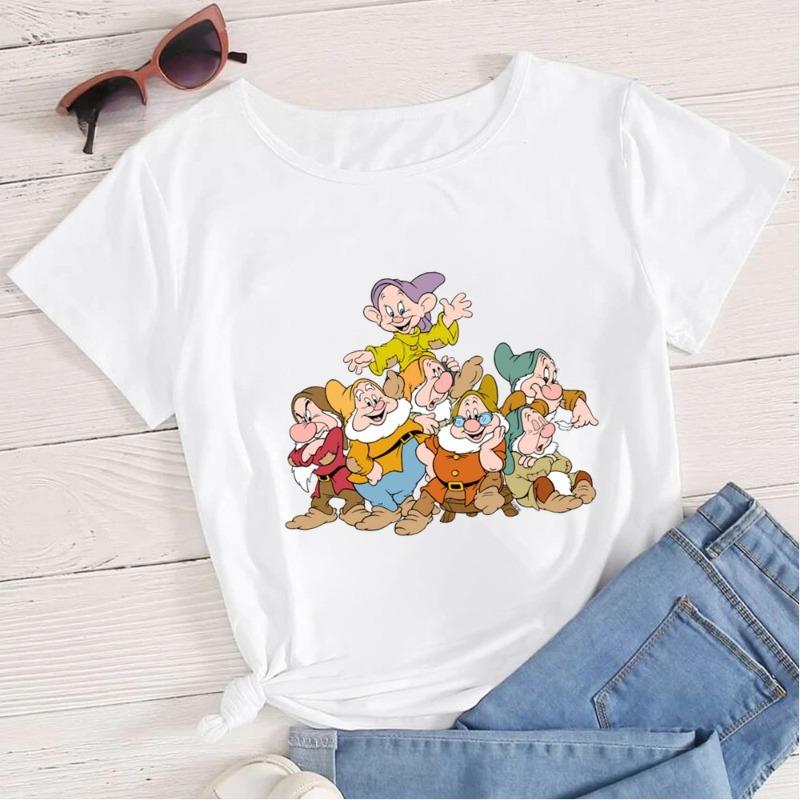 Womens Snow White Tshirt with Cute Cartoon Princess Pattern on Seven Dwarfs Tshirt Casual Tshirt Pattern Womens Clothing S
Womens Snow White Tshirt with Cute Cartoon Princess Pattern on Seven Dwarfs Tshirt Casual Tshirt Pattern Womens Clothing S