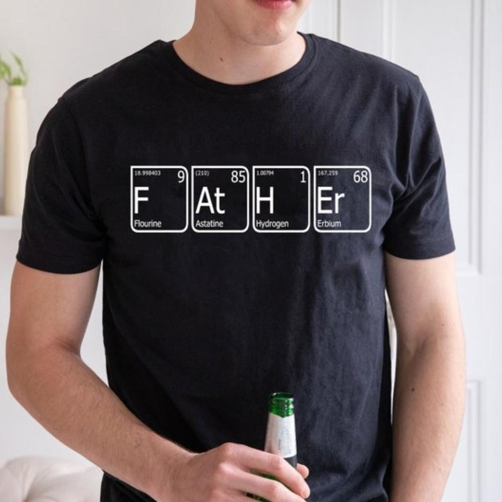 Funny Elements Chemistry Father Graphic T Shirts Casual Oneck Cotton Man Tshirt Classic Oneck Streetwear Simple Ropa Hombre 4XL
Funny Elements Chemistry Father Graphic T Shirts Casual Oneck Cotton Man Tshirt Classic Oneck Streetwear Simple Ropa Hombre 4XL