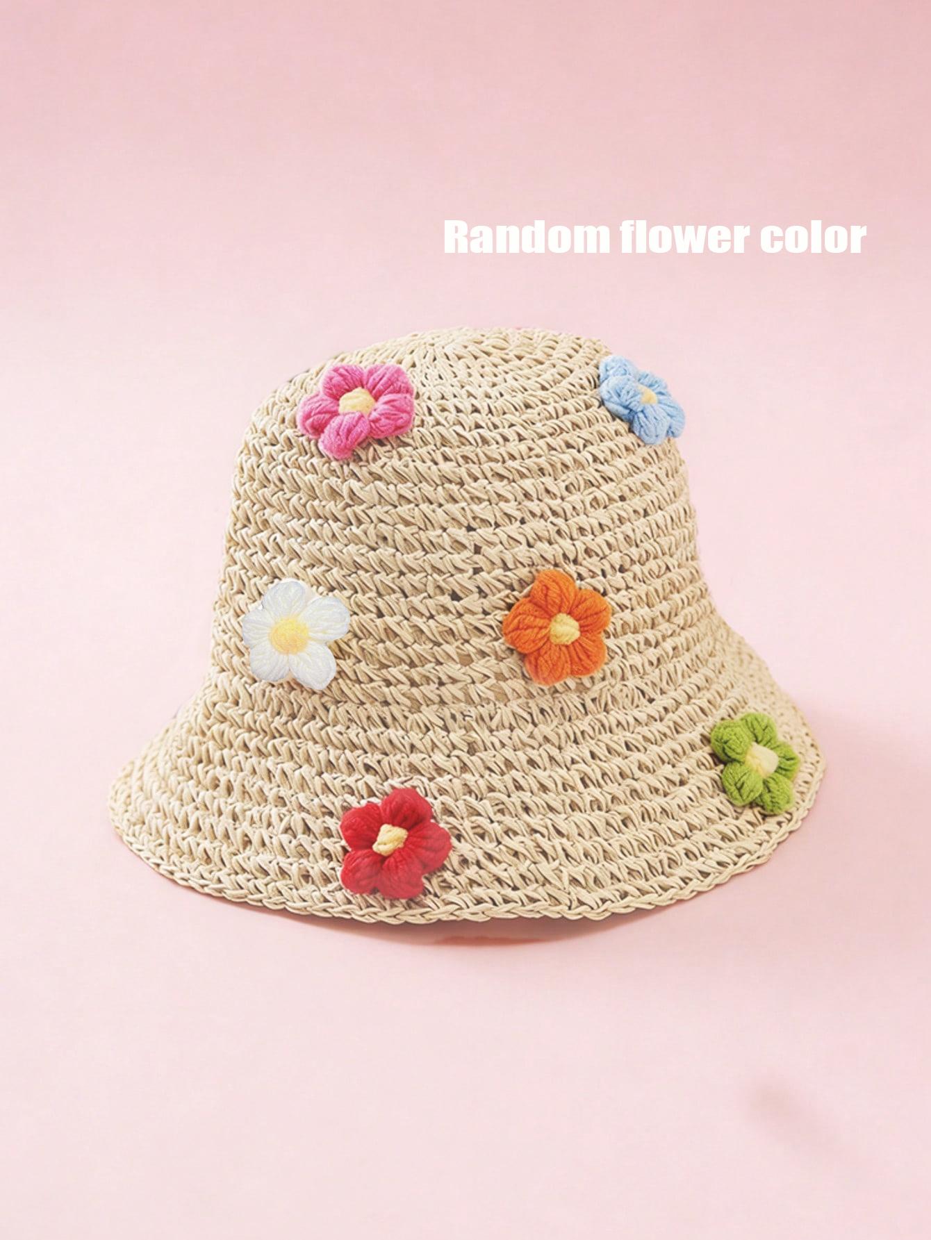 New Spring Summer Style Bucket Hats Women Cute Flower-patterned Straw Hats Beach Outings Wear Sun Protection Hat for Ladies
New Spring Summer Style Bucket Hats Women Cute Flower-patterned Straw Hats Beach Outings Wear Sun Protection Hat for Ladies