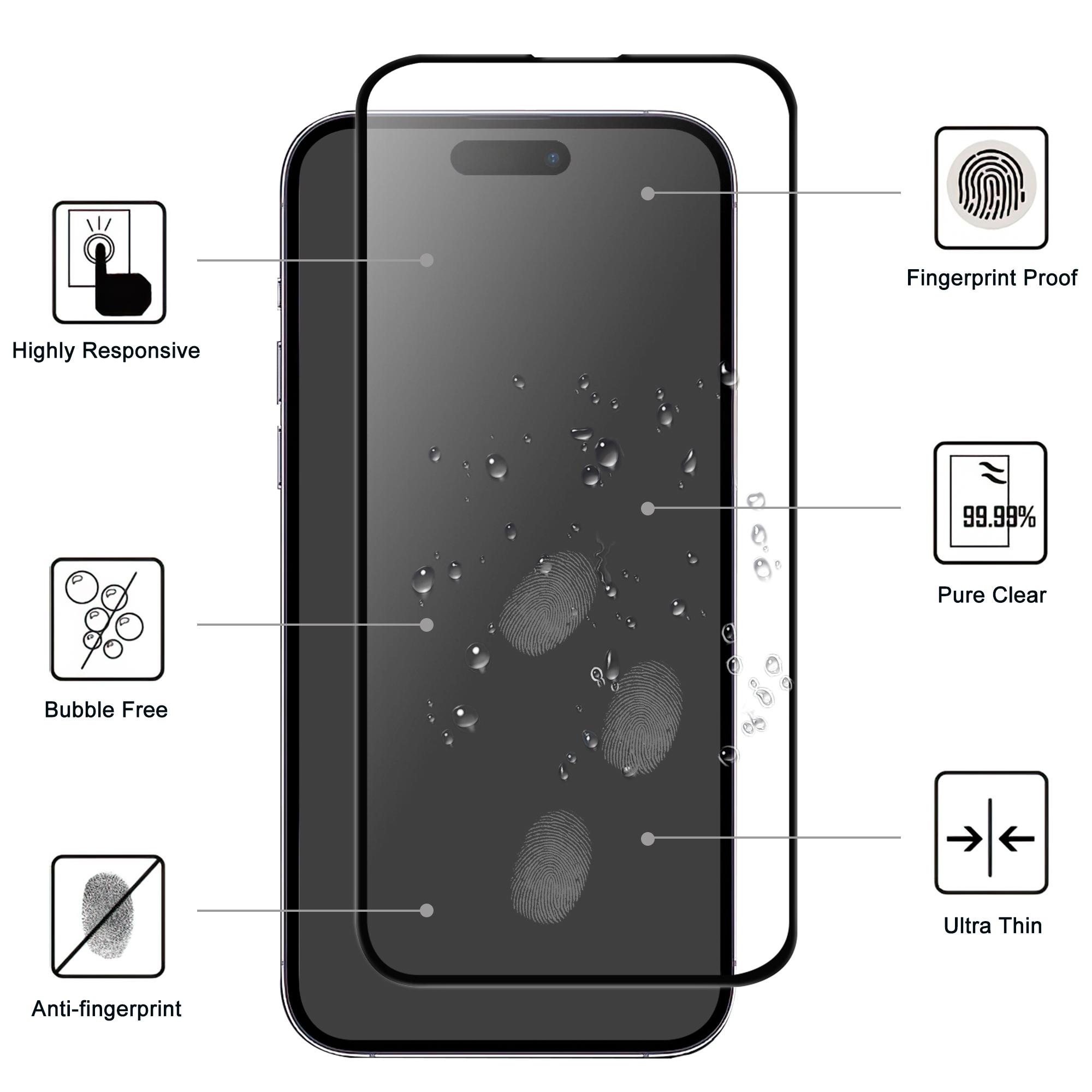 For iPhone 16 Pro Max AGC Glass Screen Protector Full Glue Black Edge Screen Film Type A
For iPhone 16 Pro Max AGC Glass Screen Protector Full Glue Black Edge Screen Film Type A