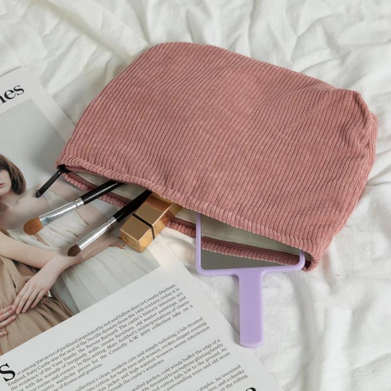 Corduroy Cosmetic Bag Large Capacity Women Toiletries Organizer Zipper Makeup Bag Clutch Purse Travel Girl Cosmetics Storage Bag рожевий
Corduroy Cosmetic Bag Large Capacity Women Toiletries Organizer Zipper Makeup Bag Clutch Purse Travel Girl Cosmetics Storage Bag рожевий