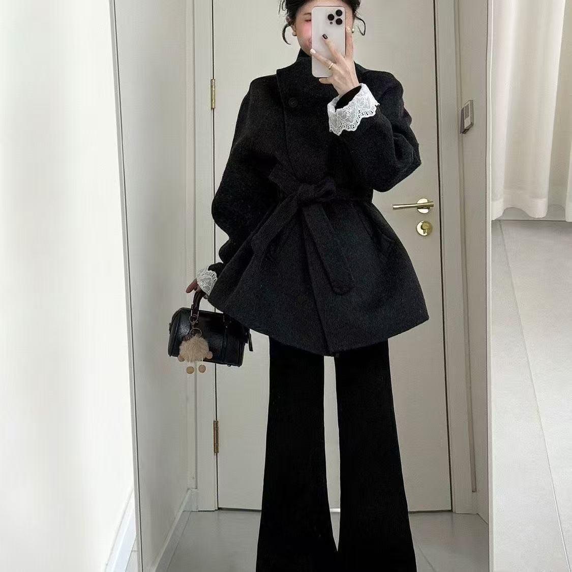 2026 New Grey Wool Coat Jacket, Versatile for Petite Winter Wear S чёрный
2026 New Grey Wool Coat Jacket, Versatile for Petite Winter Wear S чёрный