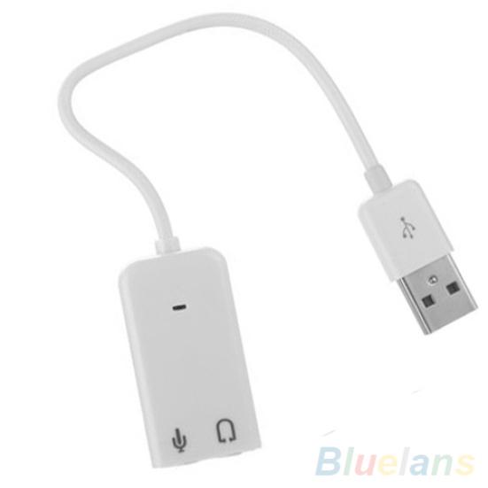 Зовнішній USB 2.0 3D віртуальний 7.1-канальний аудіо-адаптер звукової карти для ПК
Зовнішній USB 2.0 3D віртуальний 7.1-канальний аудіо-адаптер звукової карти для ПК