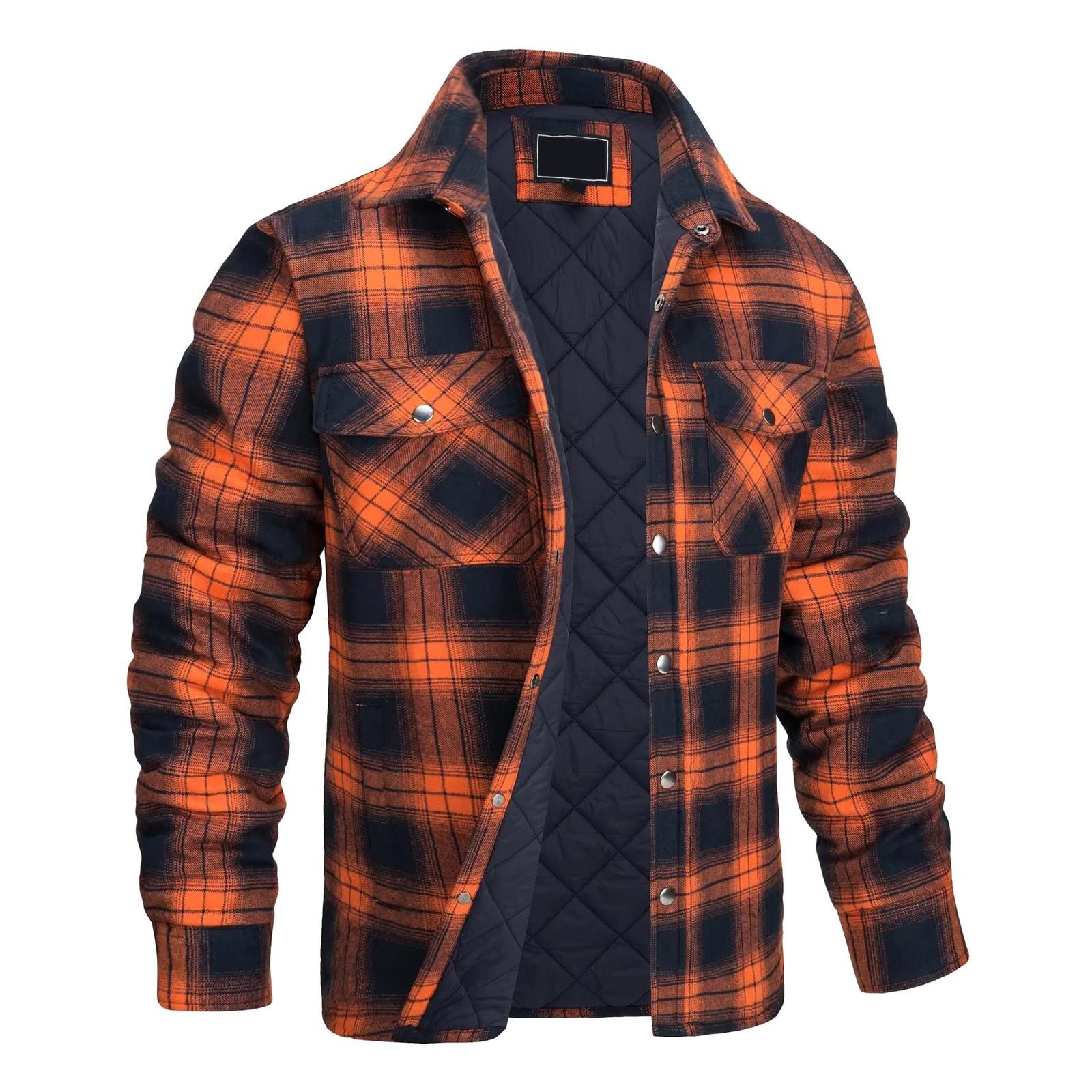 Men s /Winter Long Sleeve Lapel Plaid H Thickened Shirt Jacket XL червоний
Men s /Winter Long Sleeve Lapel Plaid H Thickened Shirt Jacket XL червоний
