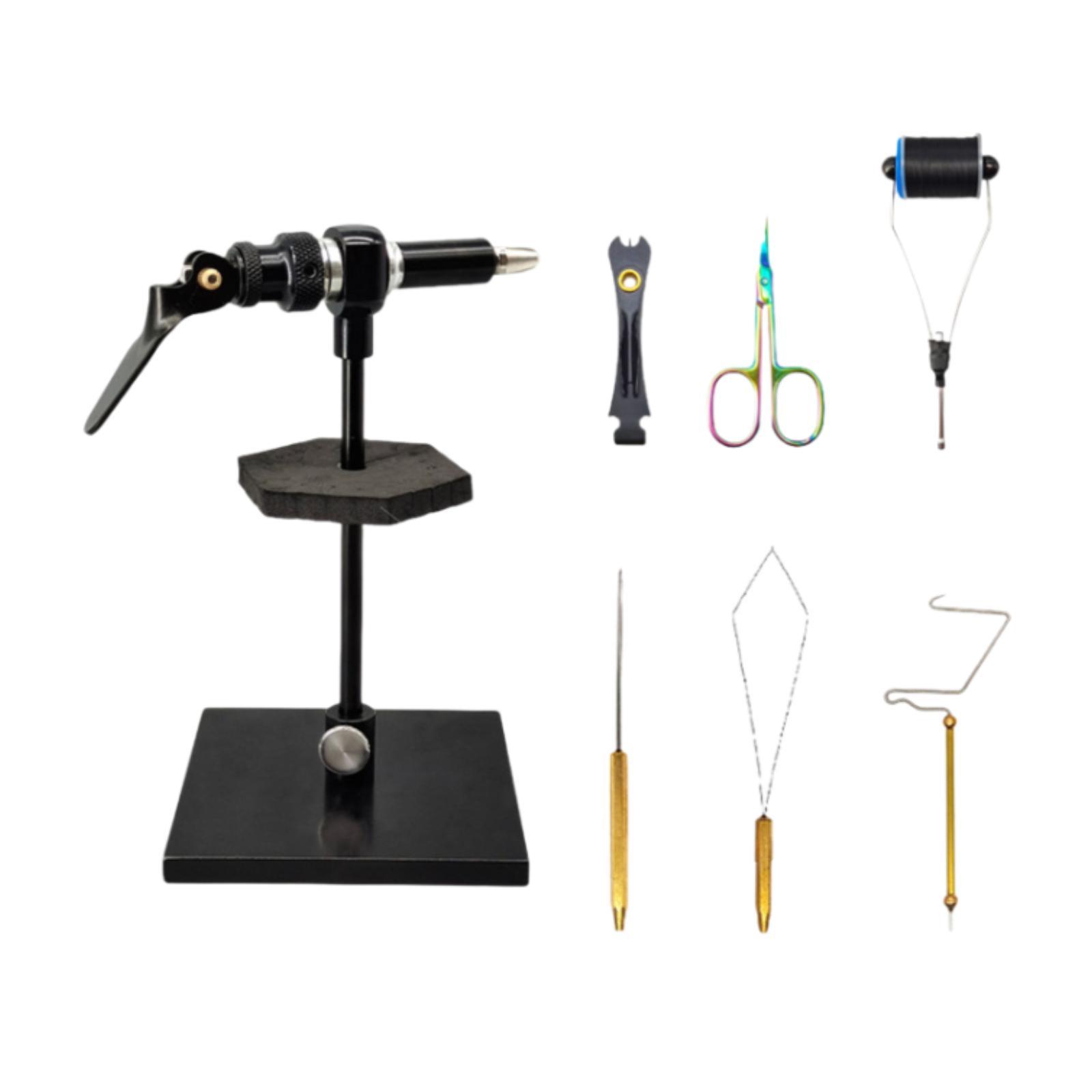 Rotary Flying Fishing Tying Vise Set for Beginners Lightweight 360° Rotation чёрный
Rotary Flying Fishing Tying Vise Set for Beginners Lightweight 360° Rotation чёрный