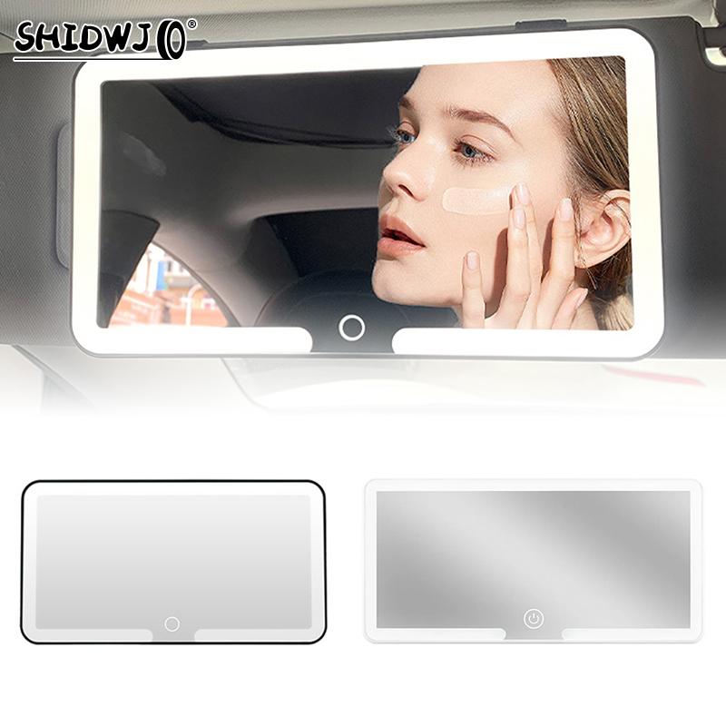 Car LED Makeup Mirror Three Gear Adjustment Sun Visor Plate Interior Rear Mirror Dimmable Touch Screen Auto Vanity Accessories чорний
Car LED Makeup Mirror Three Gear Adjustment Sun Visor Plate Interior Rear Mirror Dimmable Touch Screen Auto Vanity Accessories чорний